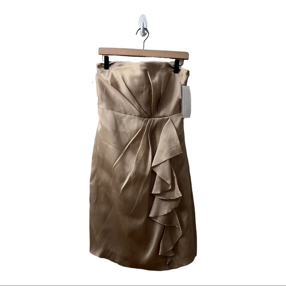 J. Crew Special Occasions & Parties Alannah 100% Silk Strapless Dress Size 8